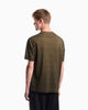 Premium Emporio Armani Jersey T-shirt in lyocell blend with all-over logo print