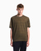 Premium Emporio Armani Jersey T-shirt in lyocell blend with all-over logo print