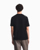 Premium Emporio Armani Heavy jersey T-shirt with embroidered logo patch