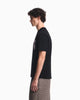 Premium Emporio Armani Heavy jersey T-shirt with embroidered logo patch