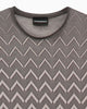 Premium Emporio Armani Jersey jacquard T-shirt in lyocell blend Signature Capsule