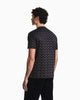 Premium Emporio Armani Jersey jacquard T-shirt in lyocell blend Signature Capsule