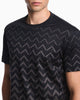 Premium Emporio Armani Jersey jacquard T-shirt in lyocell blend Signature Capsule