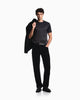 Premium Emporio Armani Jersey jacquard T-shirt in lyocell blend Signature Capsule