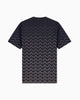 Premium Emporio Armani Jersey jacquard T-shirt in lyocell blend Signature Capsule