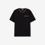 image, Premium Burberry Relaxed Fit Check Trim Cotton T-shirt