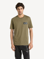 image, Premium T-shirt with Balmain Vintage leather label