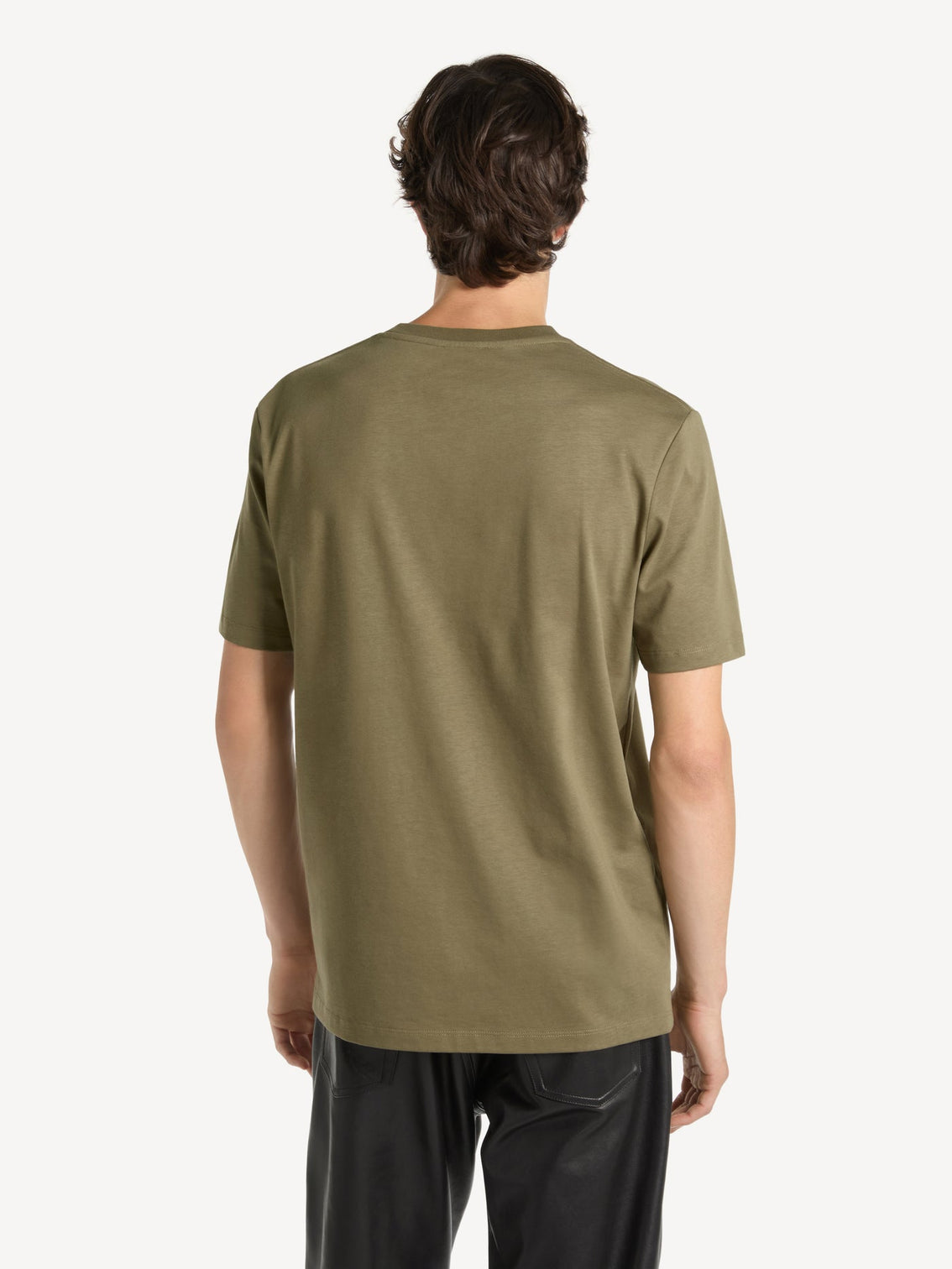 Premium T-shirt with Balmain Vintage leather label