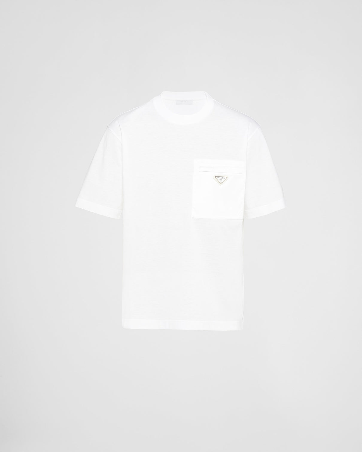 Premium Prada Re-Nylon and jersey T-shirt