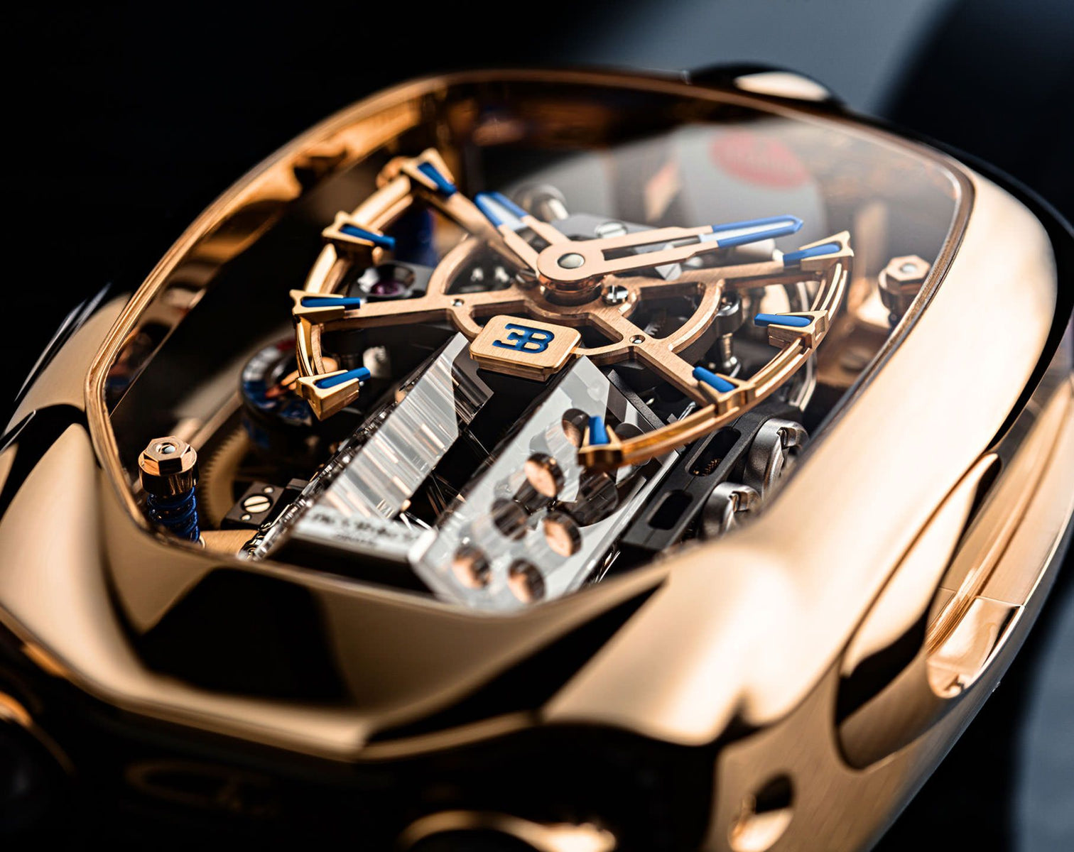 Jacob & Co. Bugatti Chiron Tourbillon Rose Gold