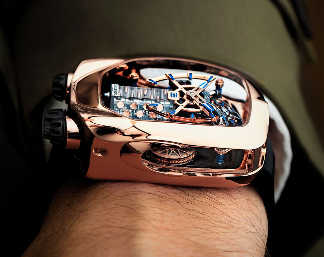 Jacob & Co. Bugatti Chiron Tourbillon Rose Gold