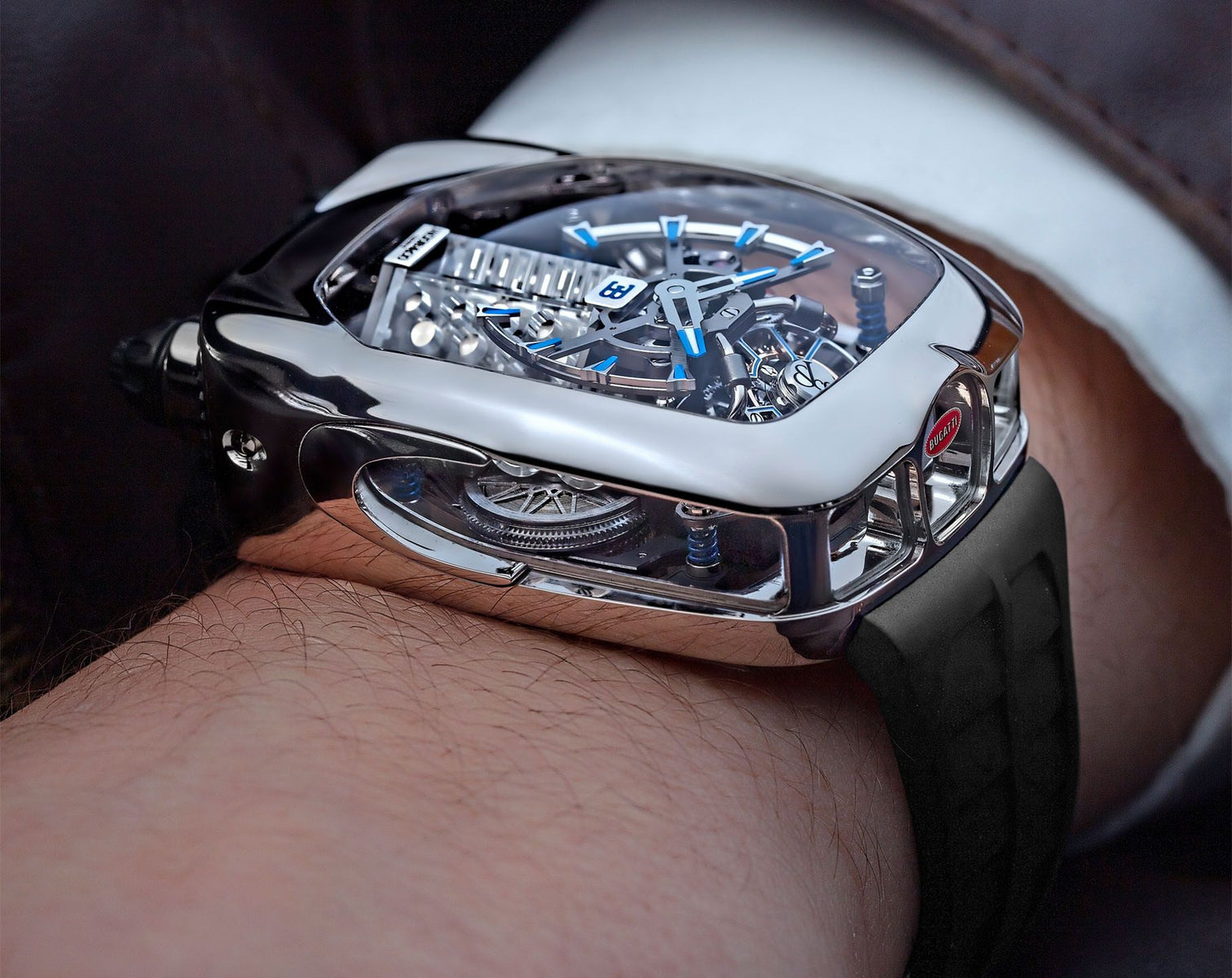 Jacob & Co. Bugatti Chiron Tourbillon White Gold