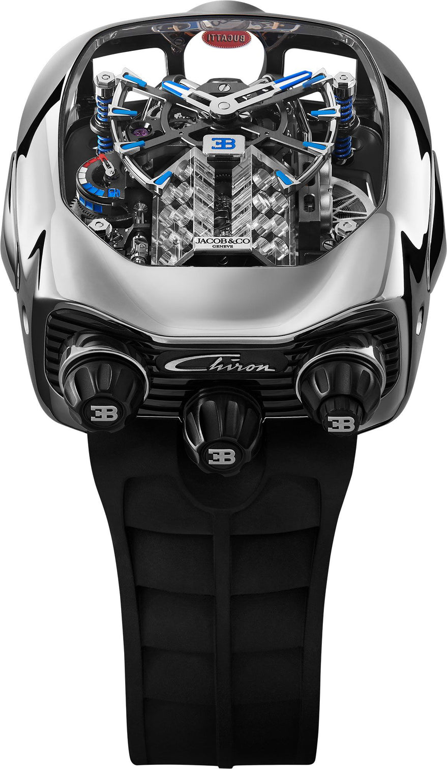 Jacob & Co. Bugatti Chiron Tourbillon White Gold