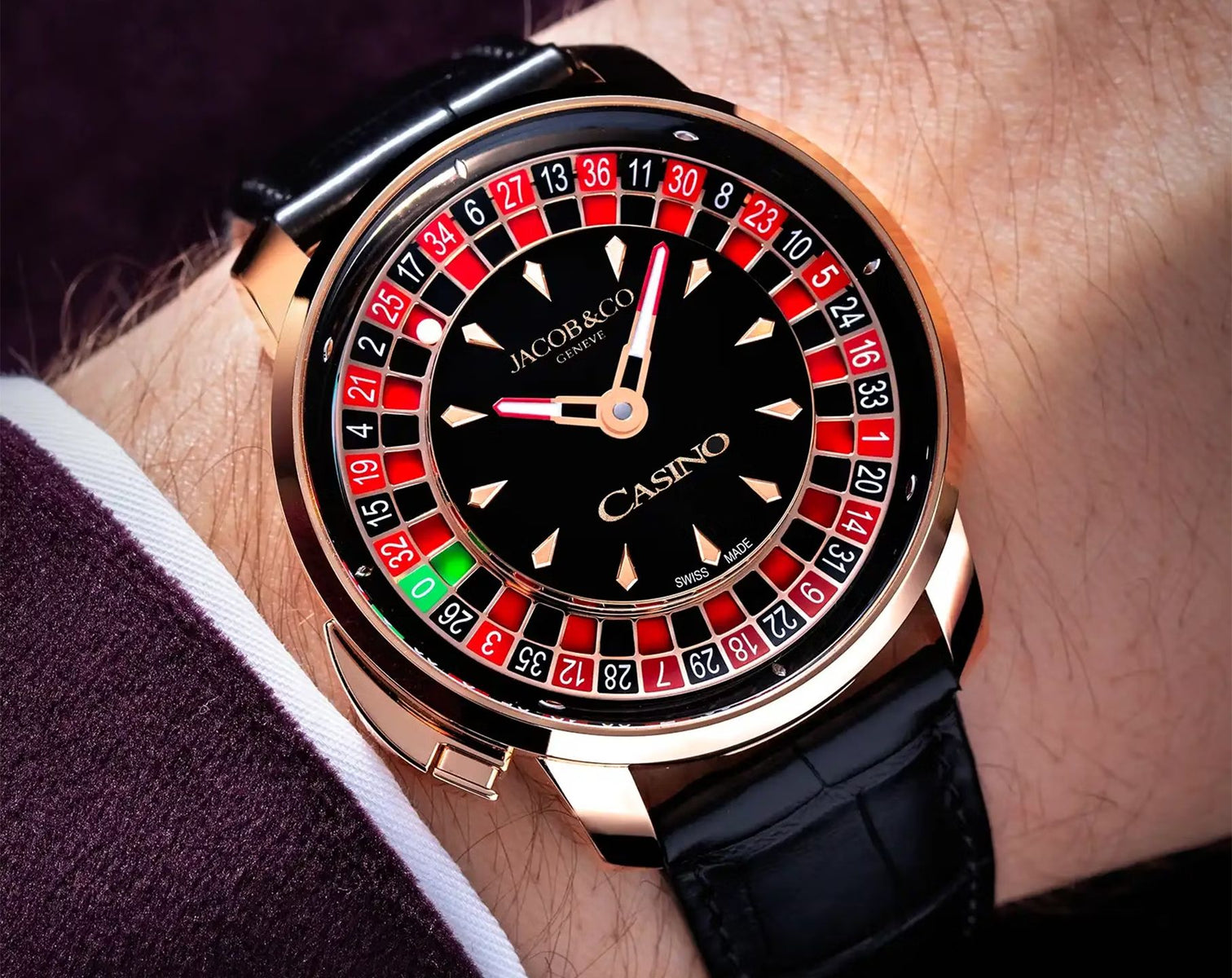 Jacob & Co. Casino Tourbillon Rose Gold
