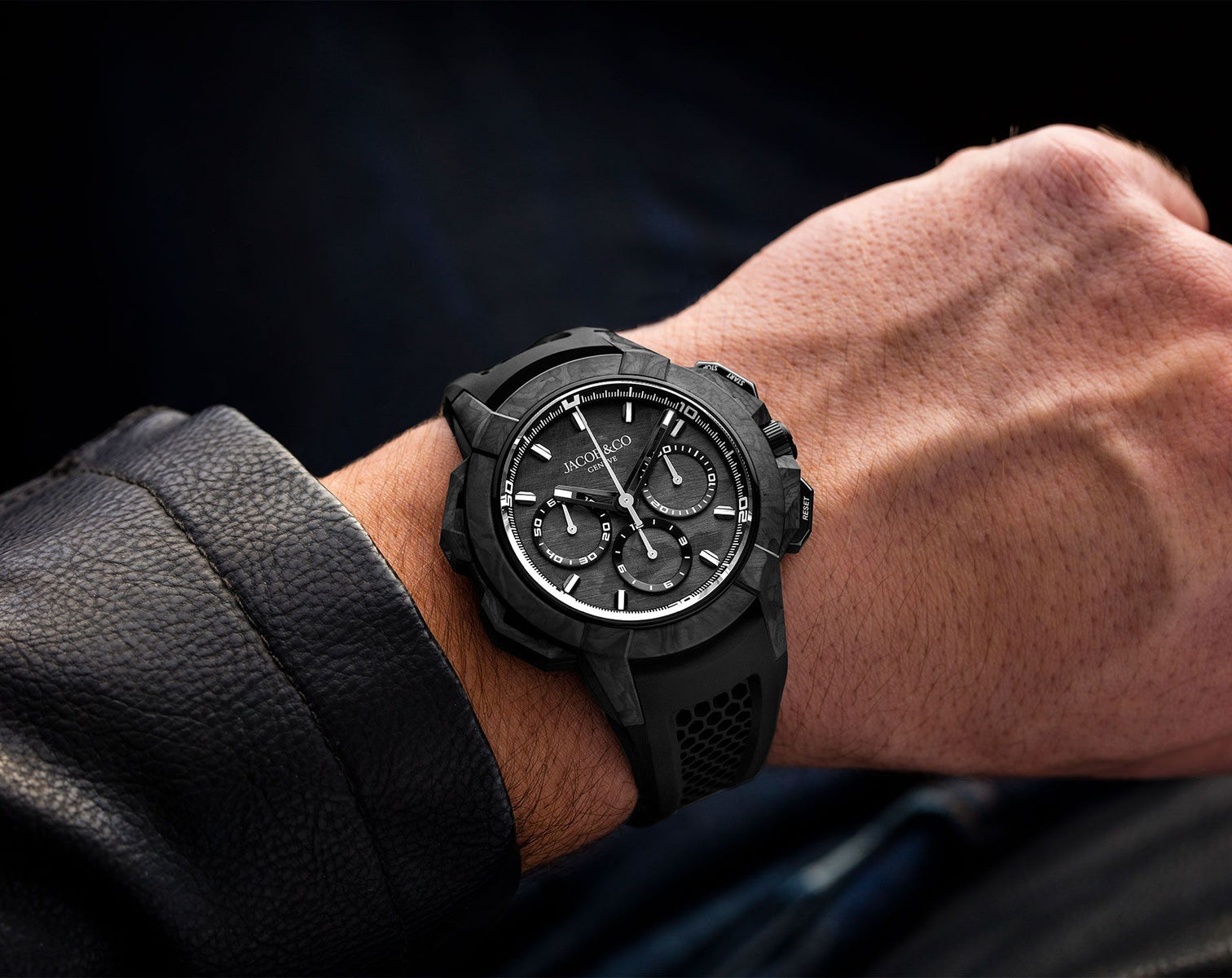 Jacob & Co. Epic X Chrono 44mm Tri-Compax