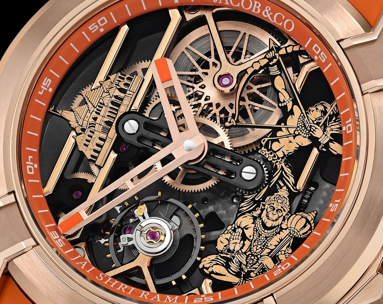 Jacob & Co. Epic X Ram Janmabhoomi Rose Gold Special Edition