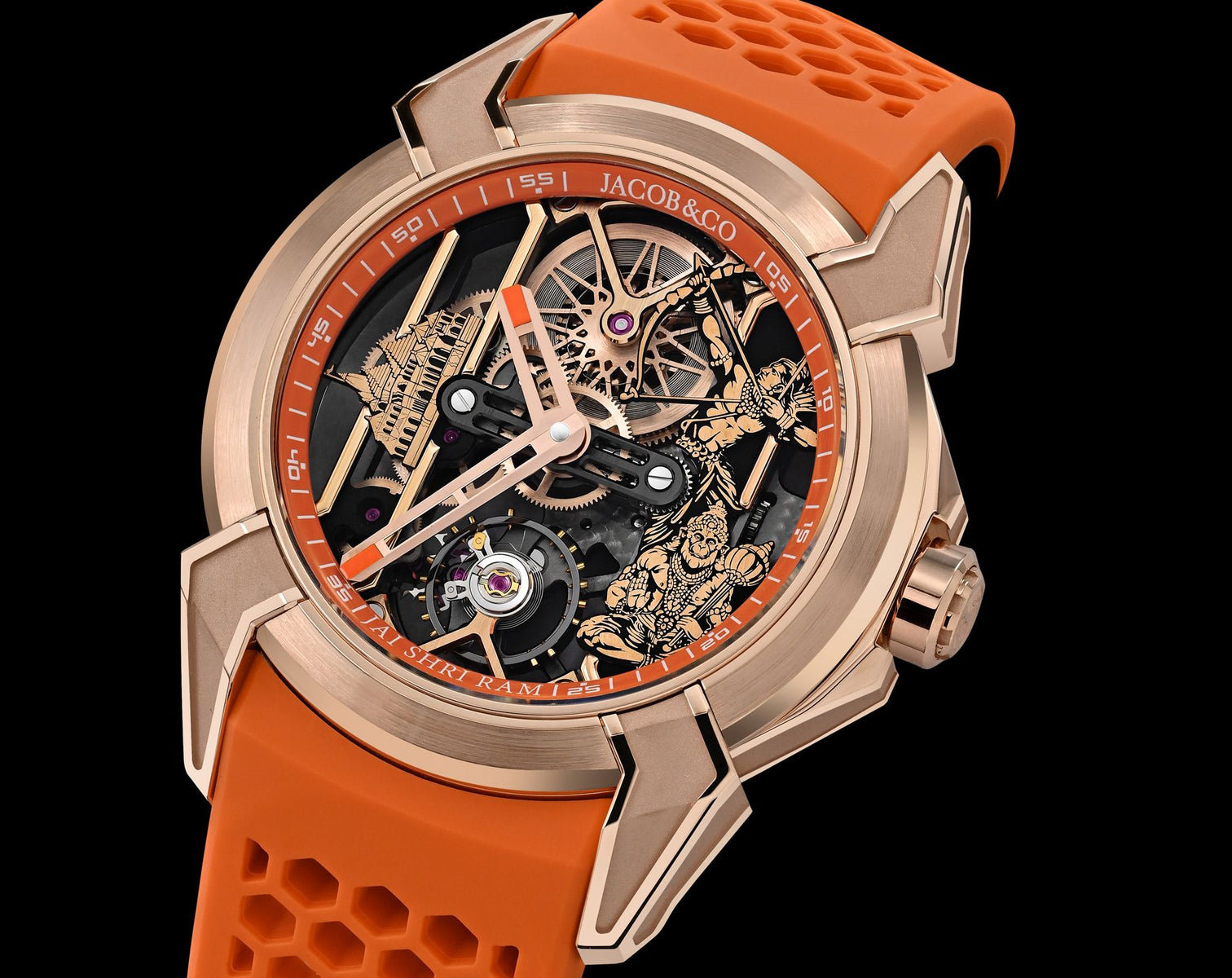 Jacob & Co. Epic X Ram Janmabhoomi Rose Gold Special Edition