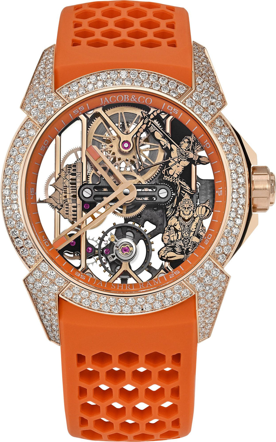 Jacob & Co. Epic X Ram Janmabhoomi Rose Gold Edition