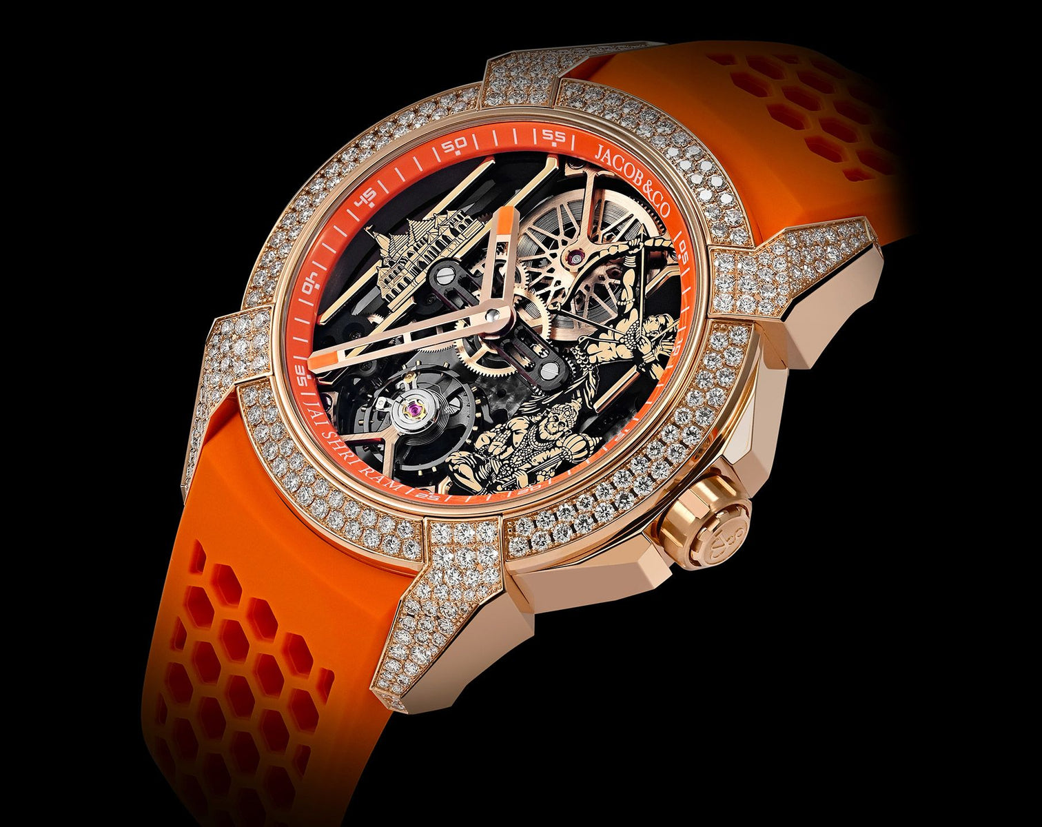 Jacob & Co. Epic X Ram Janmabhoomi Rose Gold Edition