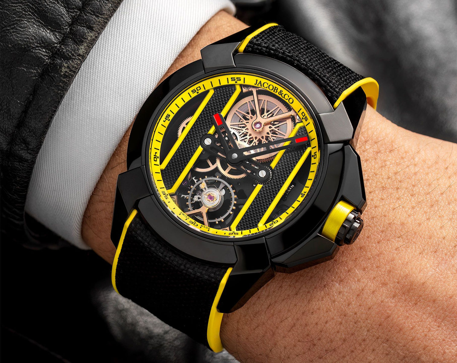 Jacob & Co. Epic X Bridges Black Steel (Yellow)