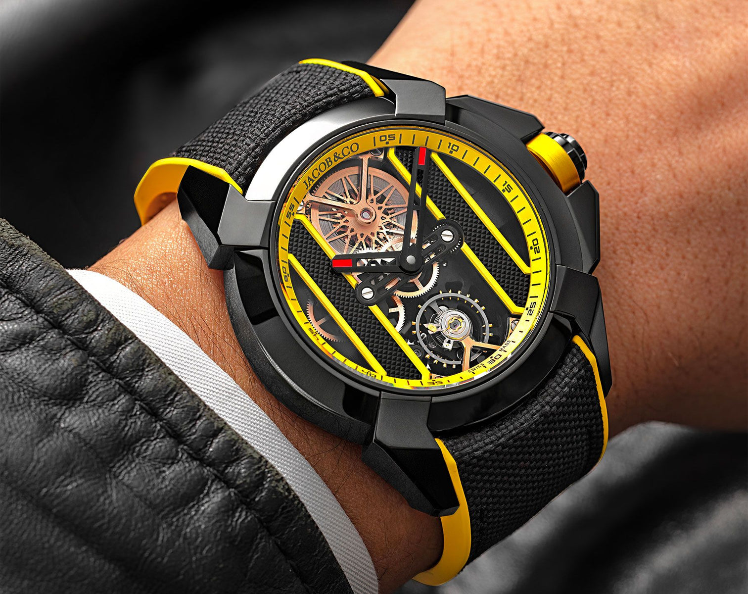 Jacob & Co. Epic X Bridges Black Steel (Yellow)