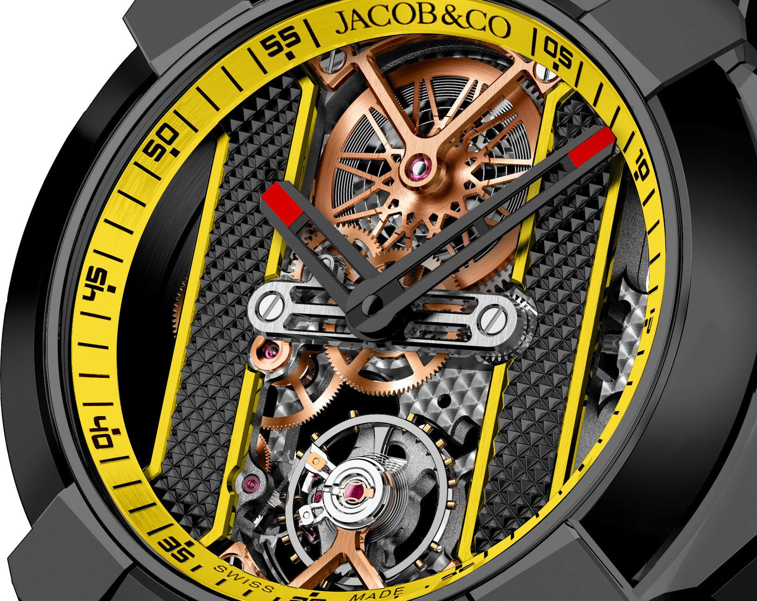 Jacob & Co. Epic X Bridges Black Steel (Yellow)