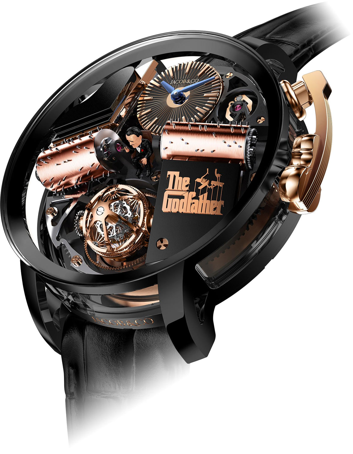 Jacob & Co. Opera Godfather Musical Watch Black DLC Grade 5 Titanium
