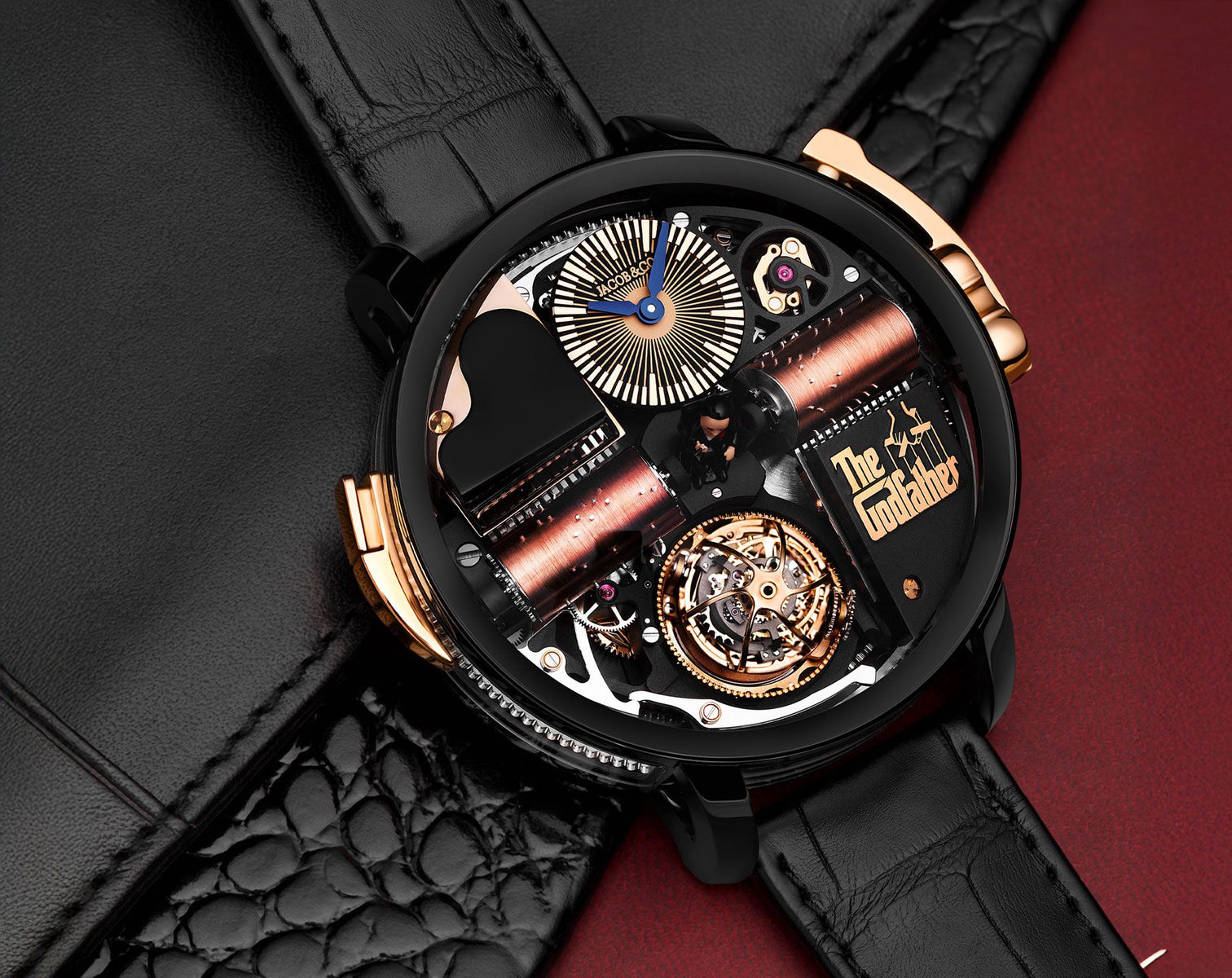 Jacob & Co. Opera Godfather Musical Watch Black DLC Grade 5 Titanium
