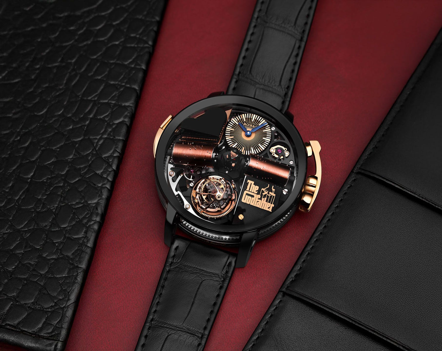 Jacob & Co. Opera Godfather Musical Watch Black DLC Grade 5 Titanium