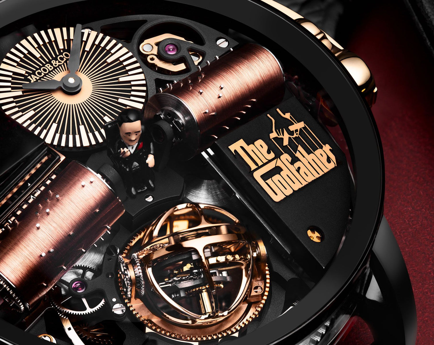 Jacob & Co. Opera Godfather Musical Watch Black DLC Grade 5 Titanium