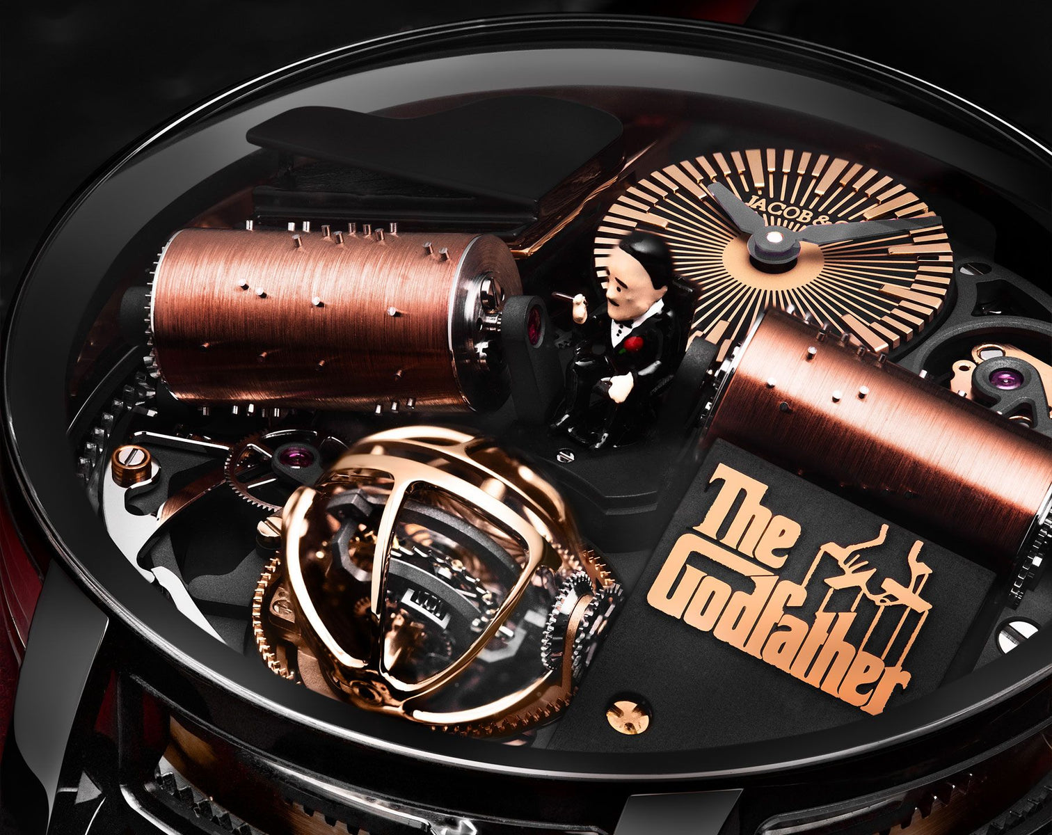 Jacob & Co. Opera Godfather Musical Watch Black DLC Grade 5 Titanium