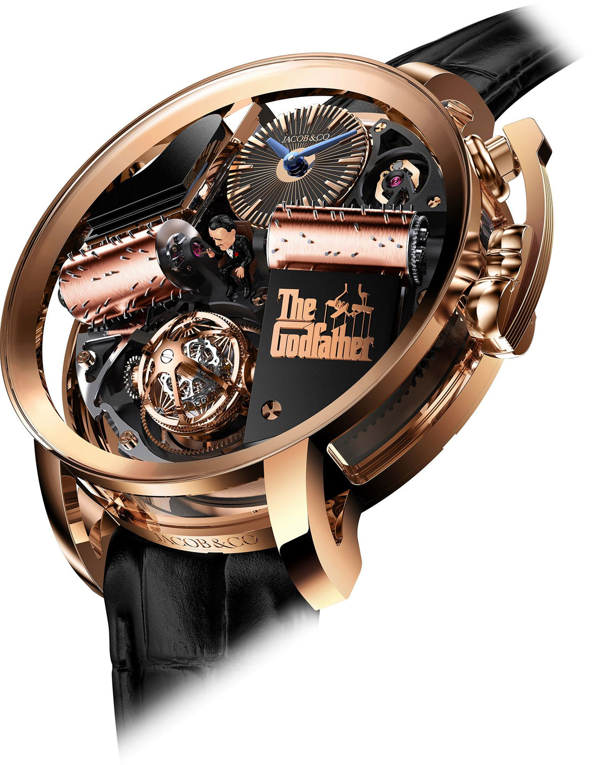 Jacob & Co. Opera Godfather Musical Watch Rose Gold