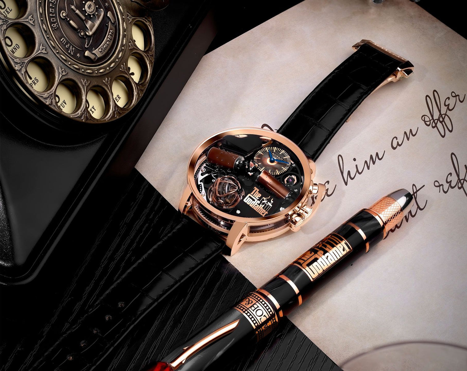 Jacob & Co. Opera Godfather Musical Watch Rose Gold