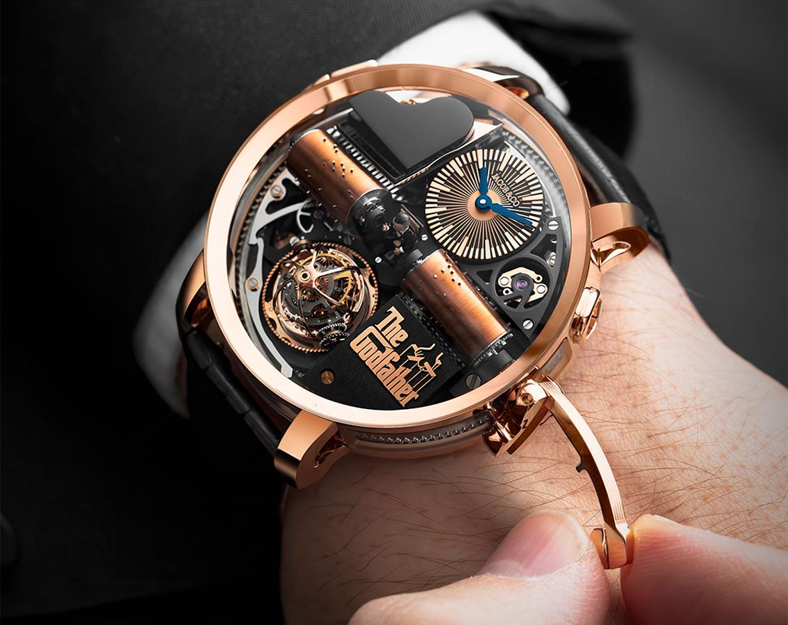 Jacob & Co. Opera Godfather Musical Watch Rose Gold